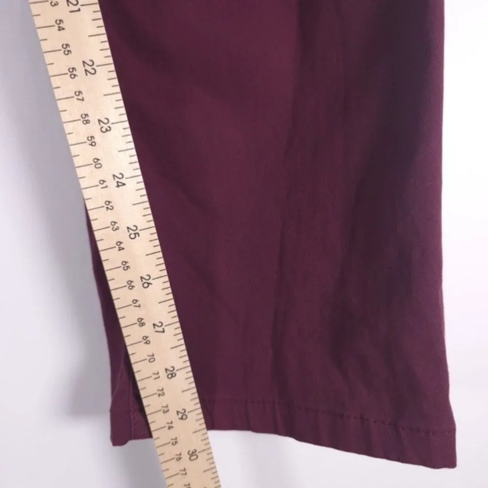 CORNELIANI ID LUXURY DENIM ITALY🇮🇹MADE y5p 7214JT4 00 Pants Burgundy‎ Size 34